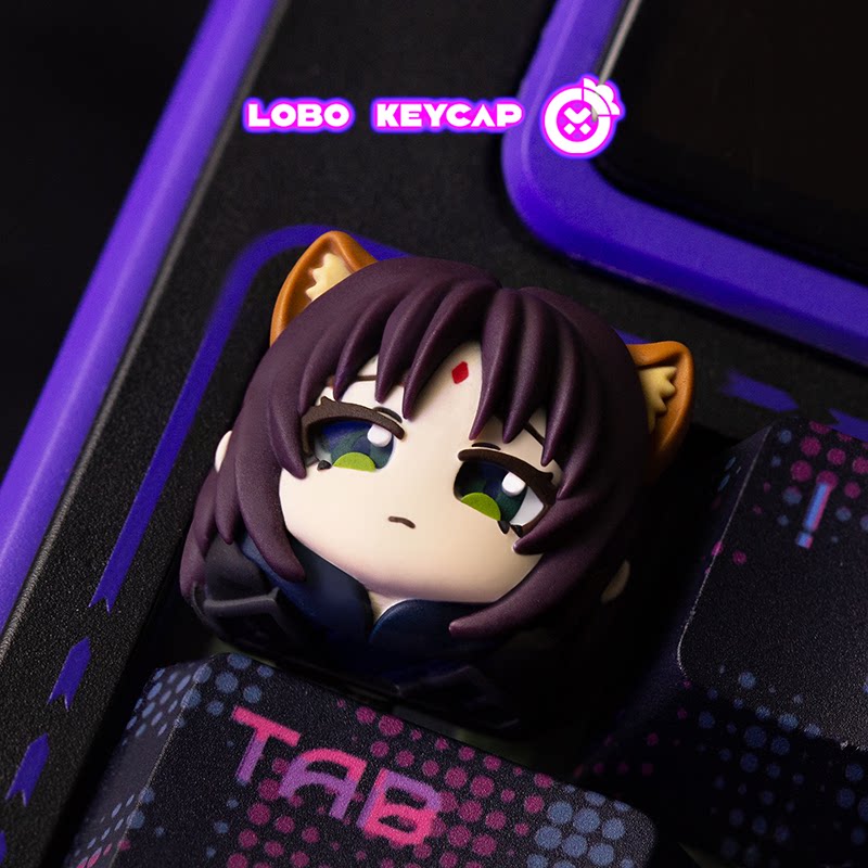 Gaming Accessories In China - Lobo-Tastenkappe, kreative Anime-Tastenkappe, individuell gestaltete Harz-Esc-Tastenkappe