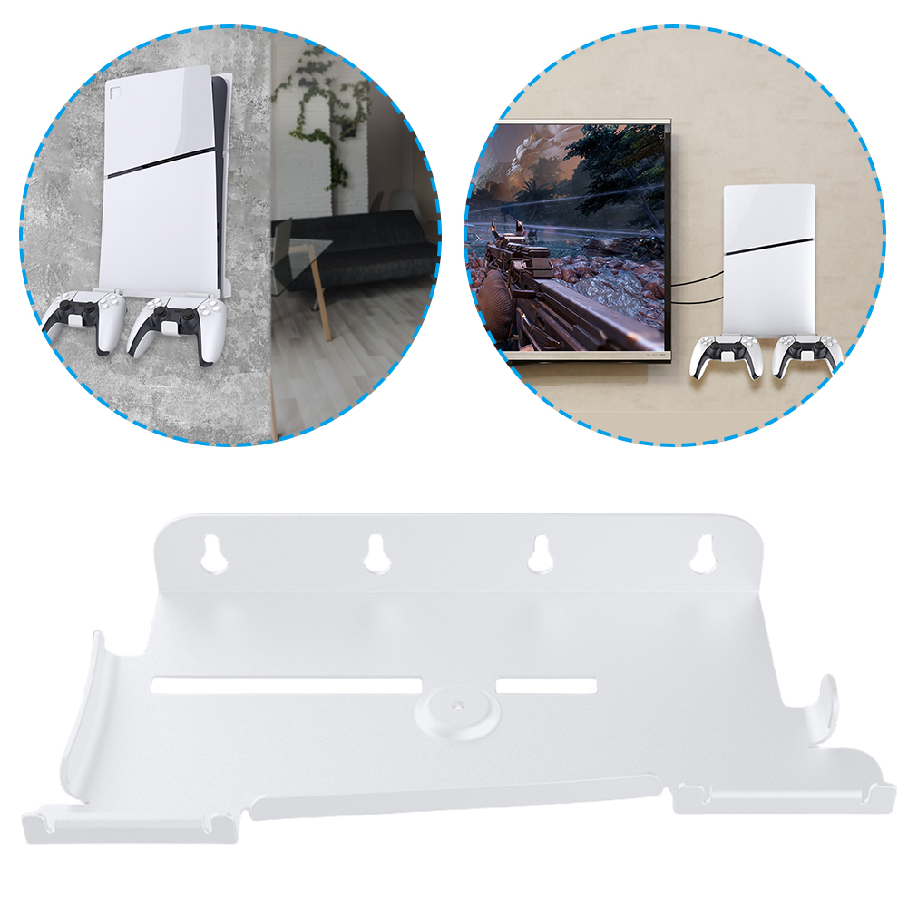 Gaming Accessories Wall Mount - Wandhalterung Displayständer mit 2 Controller-Haltern Vertikaler