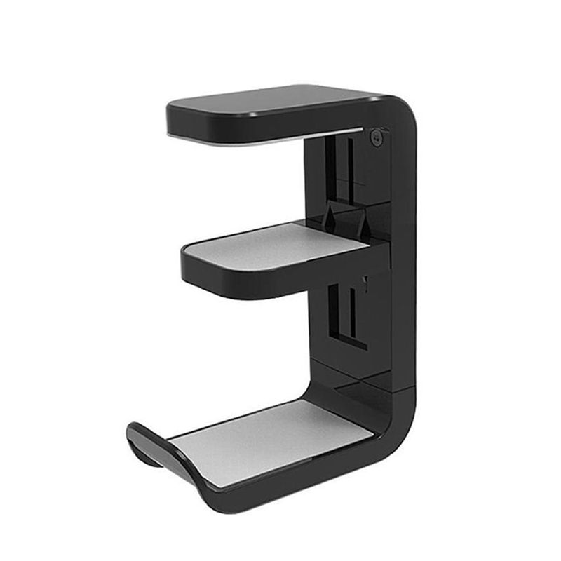 Gaming Accessories Wall Mount - A53M-360 ° Drehbarer Kopfhörerständer, Desktop-Headset-Halter, Wandhalterung,
