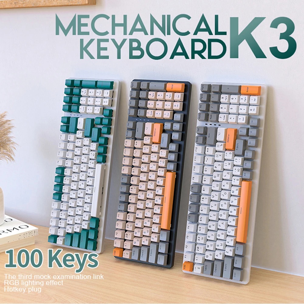 Keyboard Numpad Separate - Mechanische Tastatur, Hot-Swap, 100 Tasten, 98