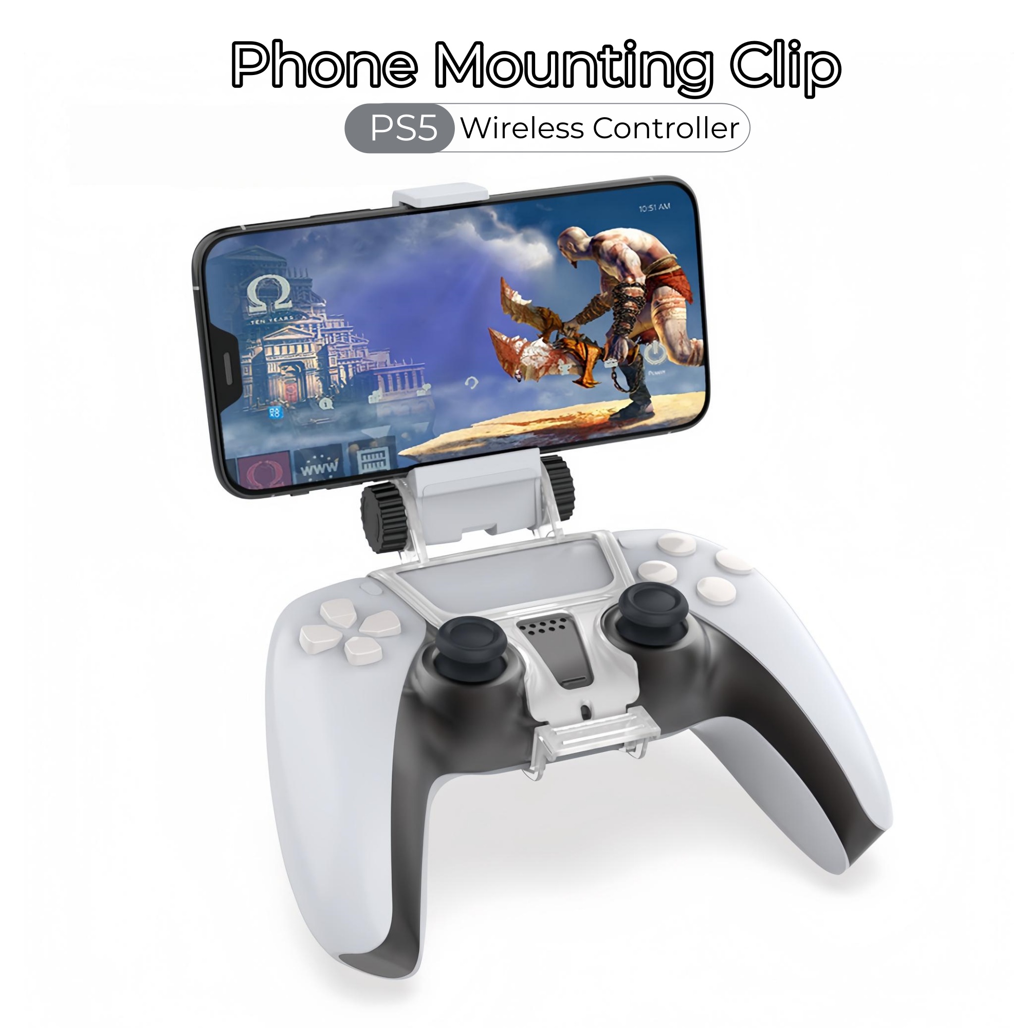 Gaming Accessories Playstation - Verstellbare Winkel-Telefonhalterung für PS5 DualSense Wireless