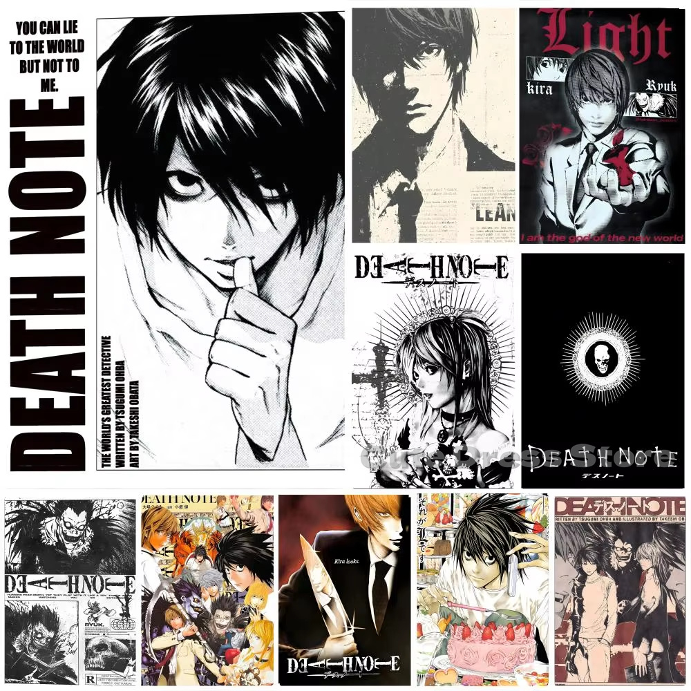 Gaming Accessories For Bedroom - Death Note Leinwanddruck, ungerahmt, Wandkunst, L