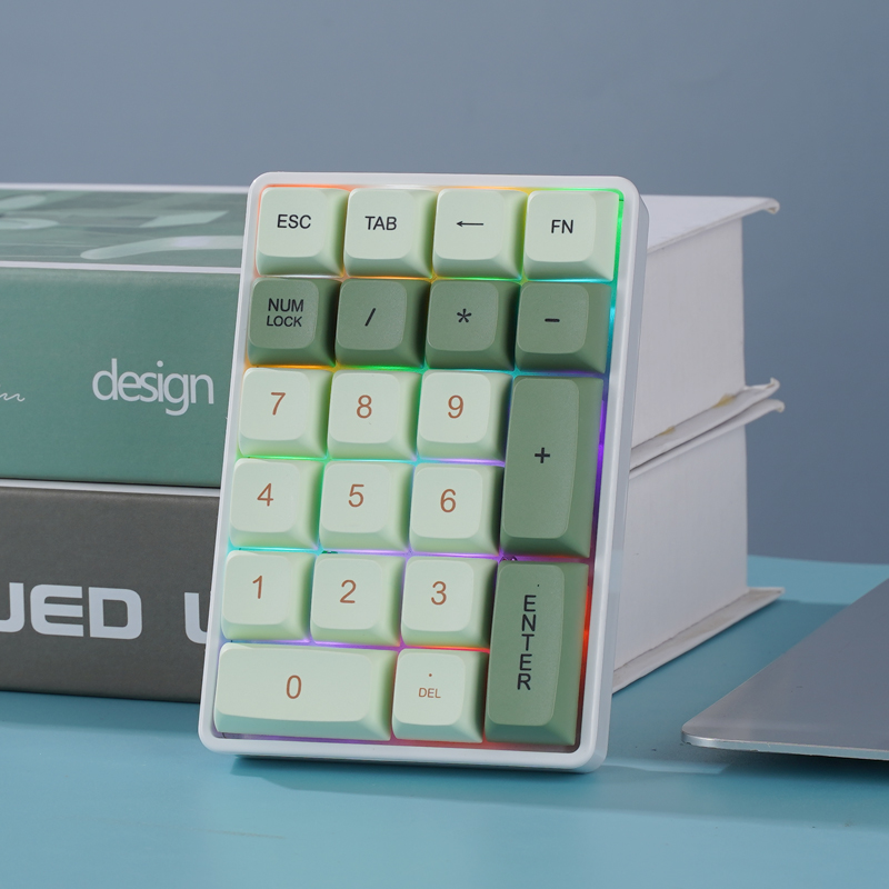 Keyboard Numpad Separate - FREEWOLF K21 Kabelloses Mechanisches Nummernpad 21
