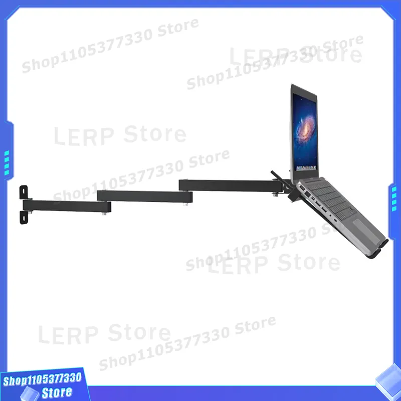 Gaming Accessories Wall Mount - Ausziehbare Laptop-Wandhalterung 17-27 Zoll, klappbare, vollständig