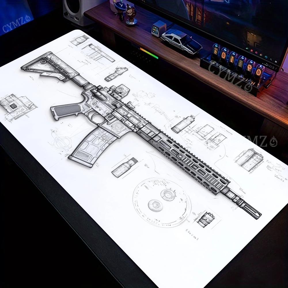 AR-Gewehr und Teilezeichnungen – Gaming Accessories Drawing Bewertung und Preis