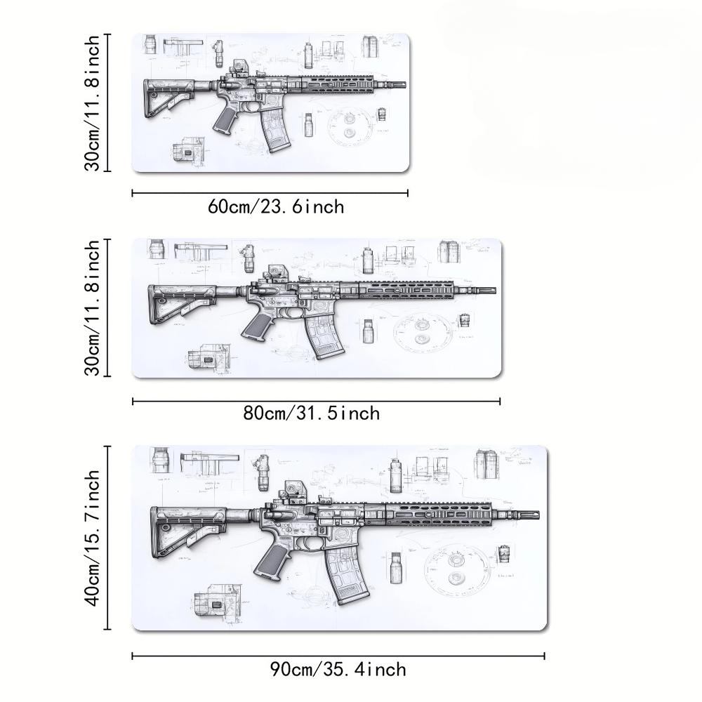 AR-Gewehr und Teilezeichnungen – Gaming Accessories Drawing Bewertung und Preis