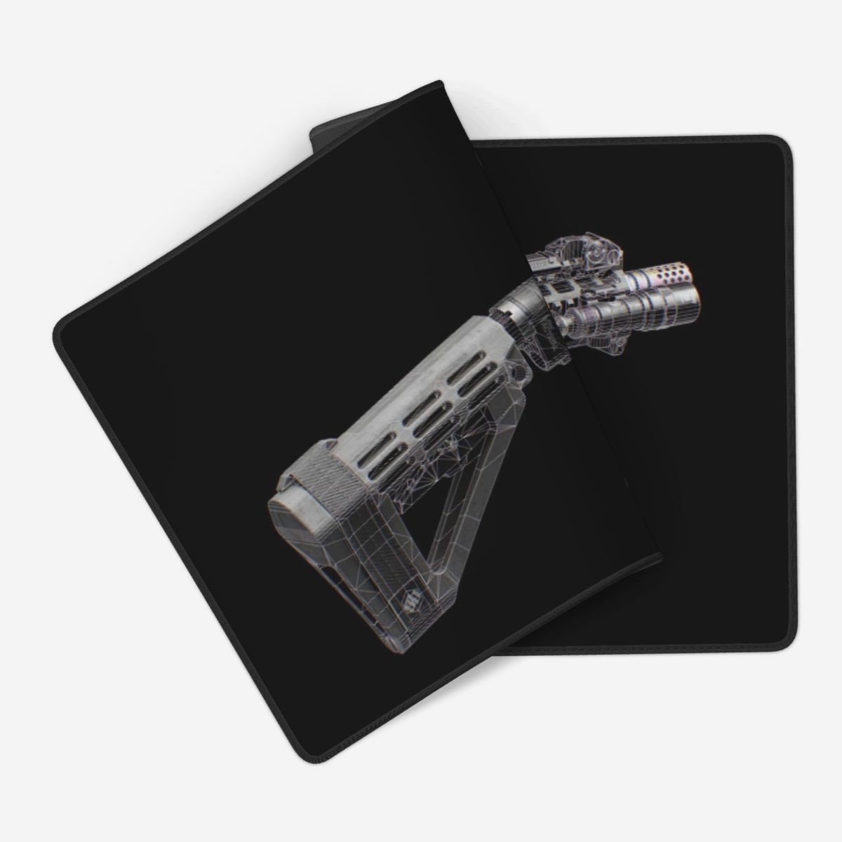 Großes Mauspad mit Waffen-Mech – Gaming Accessories Drawing Bewertung und Preis