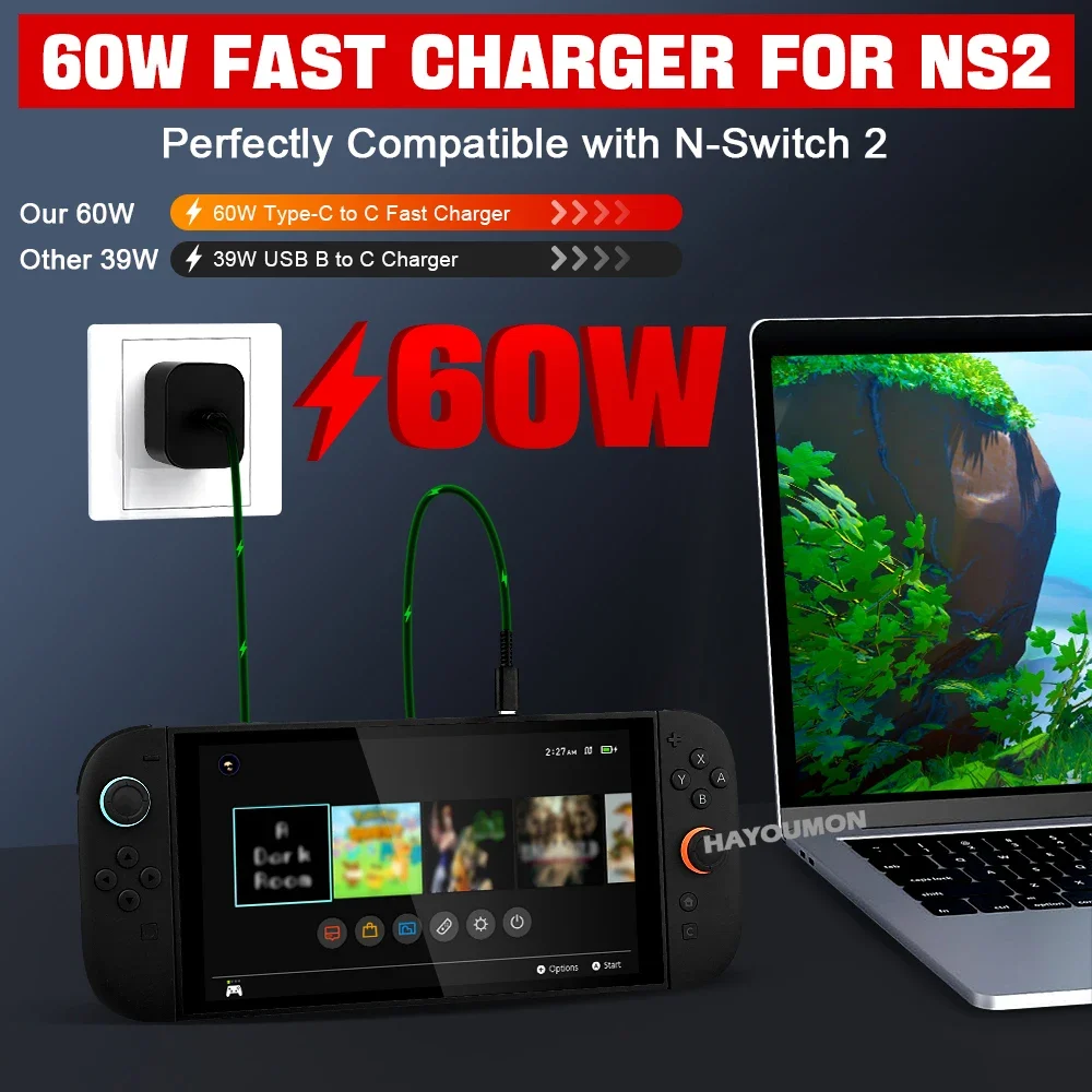 AC-Adapter für Switch 2 Schnel – Gaming Accessories Wall Mount Bewertung und Preis