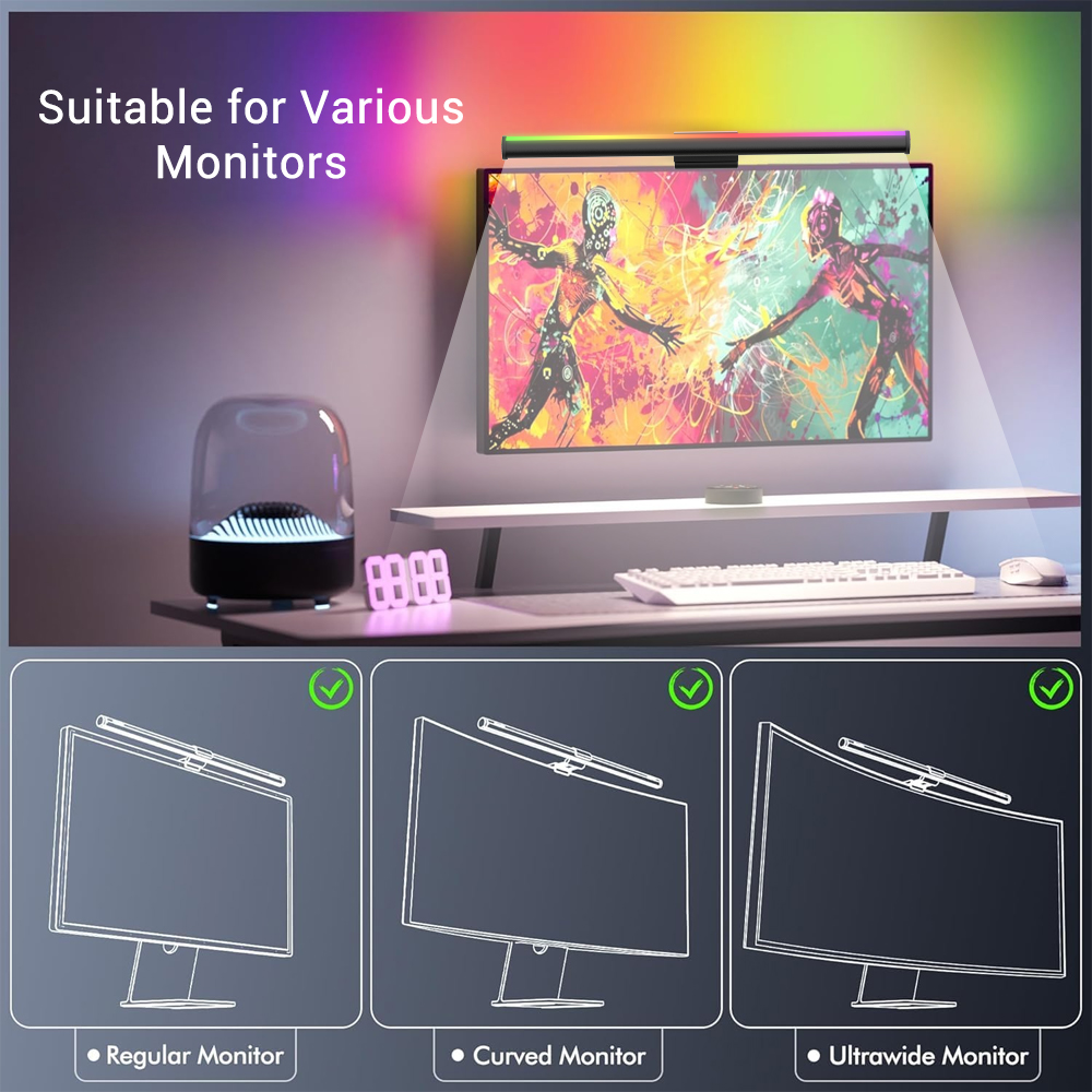 WLAN-Lichtleiste Monitor-Licht – Gaming Accessories App Bewertung und Preis