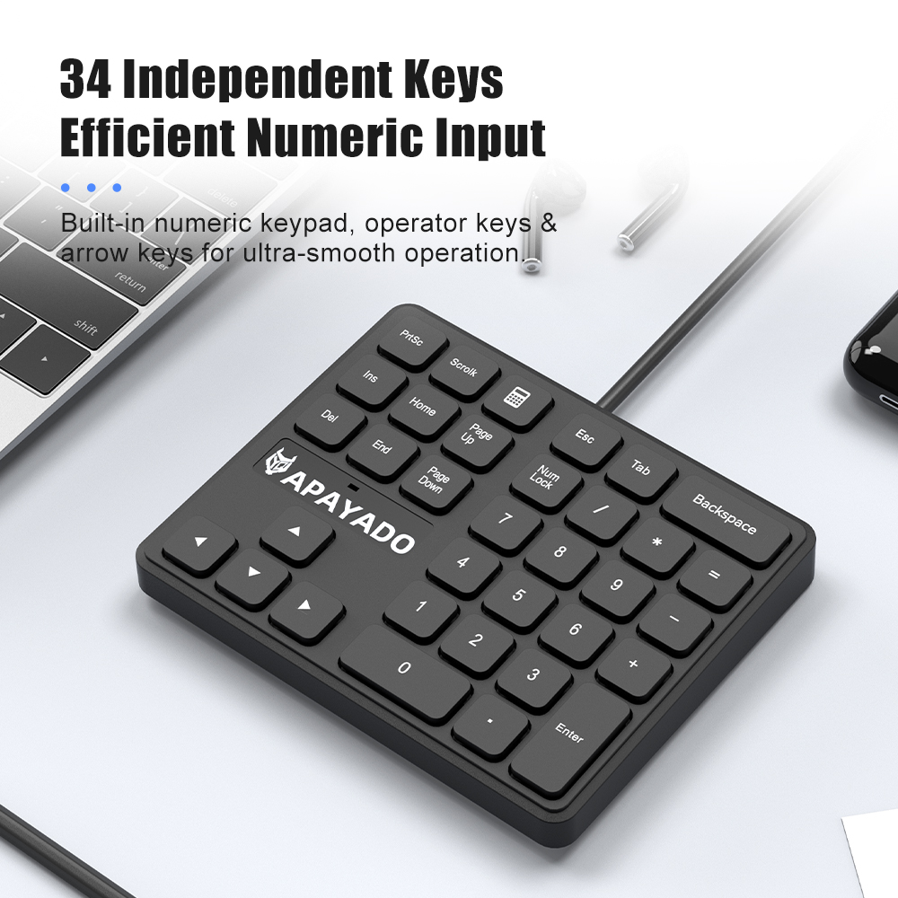 Kabelgebundene numerische Tast – Keyboard Numpad Separate Bewertung und Preis