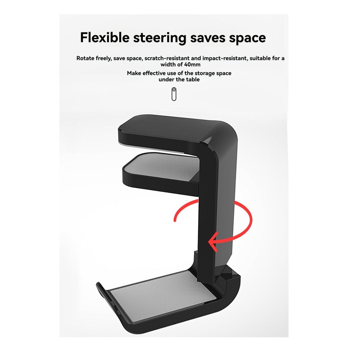 ABYB 360° °   Rotierender Kopf – Gaming Accessories Wall Mount Bewertung und Preis
