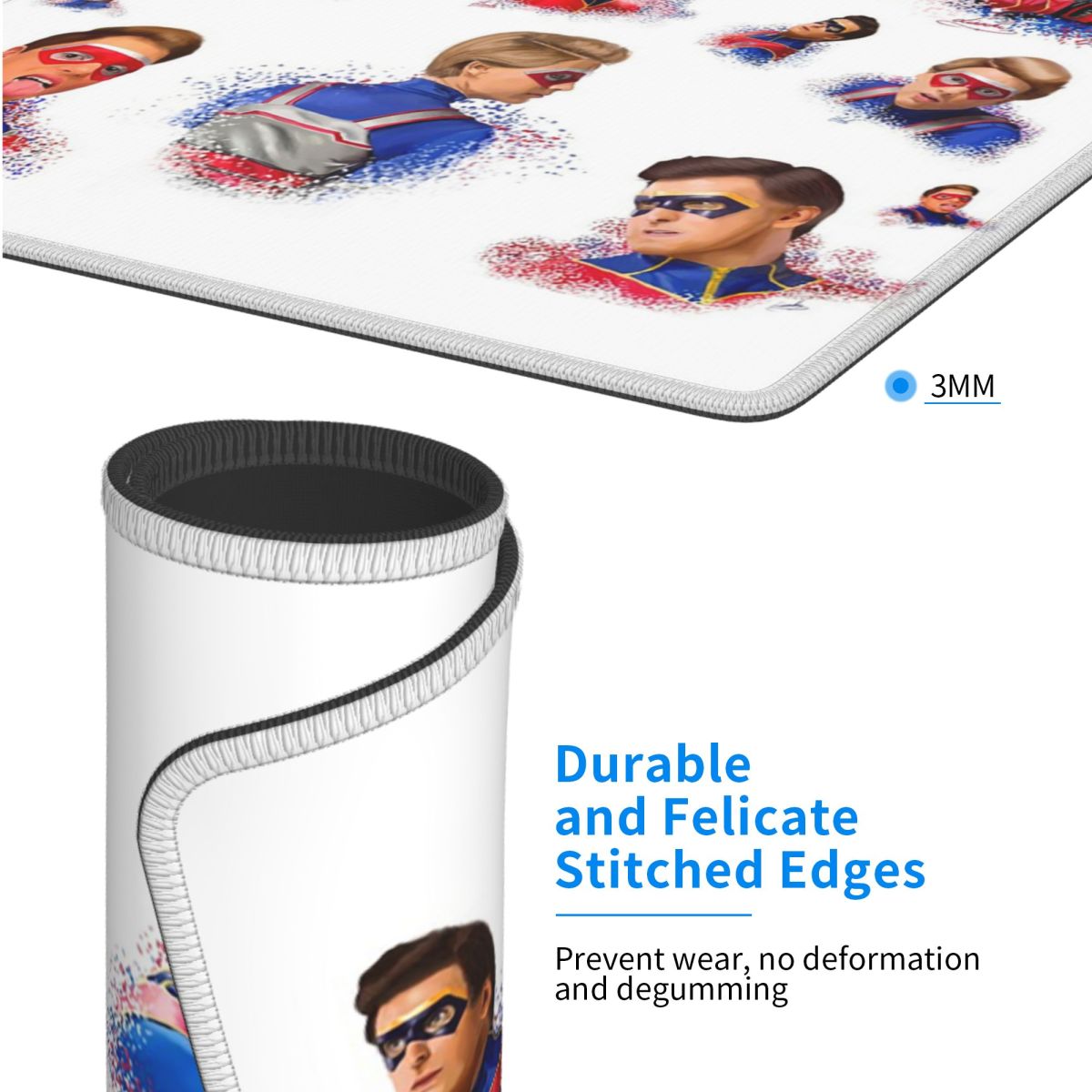 Captain Man und Kid Henry Dang – Gaming Accessories Drawing Bewertung und Preis